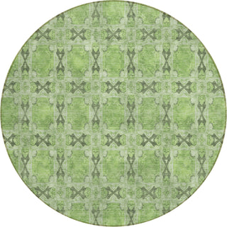 Piper Looms Chantille Panel ACN564 Green Area Rug