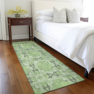 Piper Looms Chantille Panel ACN564 Green Area Rug