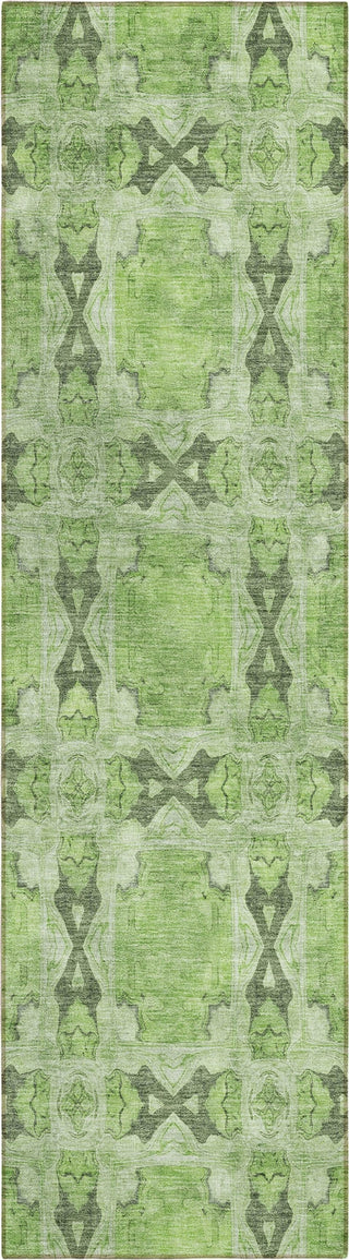 Piper Looms Chantille Panel ACN564 Green Area Rug