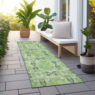 Piper Looms Chantille Panel ACN564 Green Area Rug