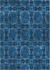 Piper Looms Chantille Panel ACN564 Navy Area Rug