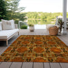 Piper Looms Chantille Panel ACN564 Paprika Area Rug