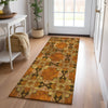 Piper Looms Chantille Panel ACN564 Paprika Area Rug