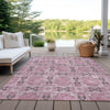 Piper Looms Chantille Panel ACN564 Pink Area Rug