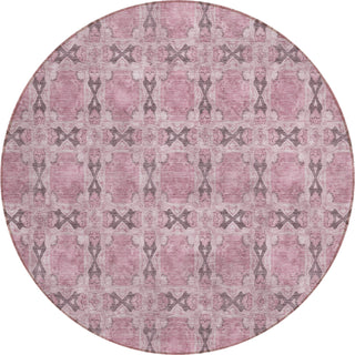 Piper Looms Chantille Panel ACN564 Pink Area Rug