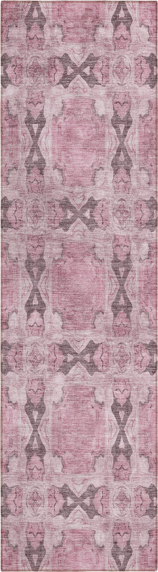 Piper Looms Chantille Panel ACN564 Pink Area Rug