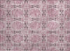 Piper Looms Chantille Panel ACN564 Pink Area Rug