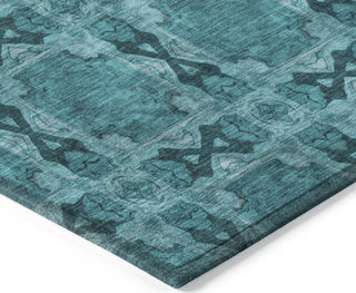 Piper Looms Chantille Panel ACN564 Teal Area Rug