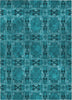 Piper Looms Chantille Panel ACN564 Teal Area Rug