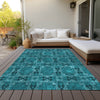 Piper Looms Chantille Panel ACN564 Teal Area Rug