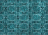 Piper Looms Chantille Panel ACN564 Teal Area Rug