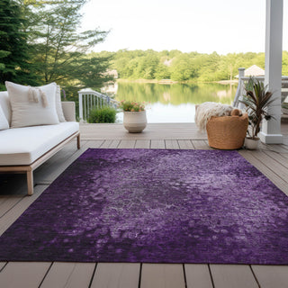 Piper Looms Chantille Casual ACN565 Purple Area Rug