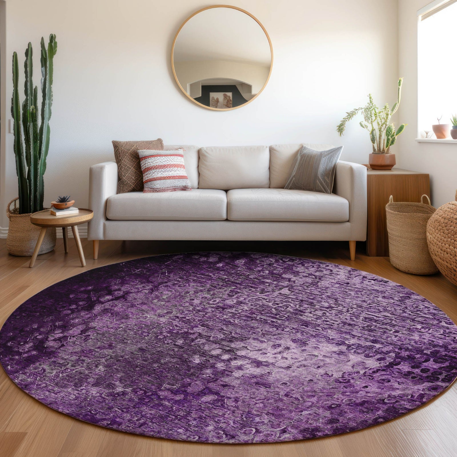 Piper Looms Chantille Casual ACN565 Purple Area Rug – Incredible Rugs ...