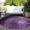 Piper Looms Chantille Casual ACN565 Purple Area Rug