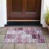 Piper Looms Chantille Panel ACN566 Burgundy Area Rug
