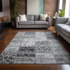 Piper Looms Chantille Panel ACN566 Gray Area Rug