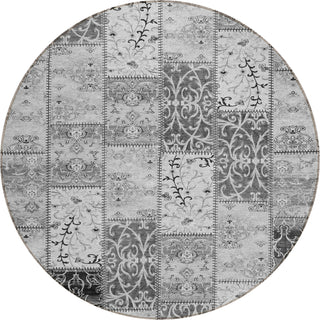 Piper Looms Chantille Panel ACN566 Gray Area Rug