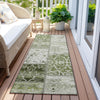 Piper Looms Chantille Panel ACN566 Green Area Rug