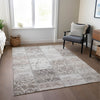 Piper Looms Chantille Panel ACN566 Taupe Area Rug