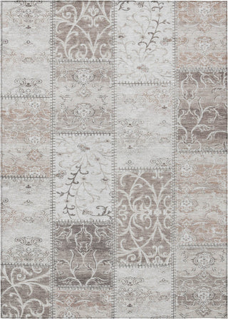 Piper Looms Chantille Panel ACN566 Taupe Area Rug