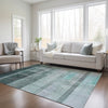 Piper Looms Chantille Casual ACN568 Teal Area Rug