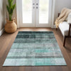 Piper Looms Chantille Casual ACN568 Teal Area Rug