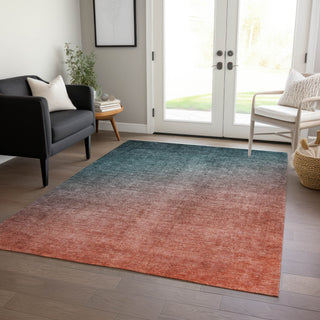 Piper Looms Chantille Ombre ACN569 Teal Area Rug