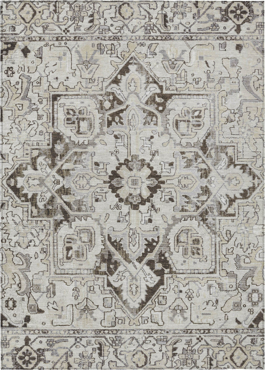 Piper Looms Chantille Traditional ACN570 Ivory Area Rug