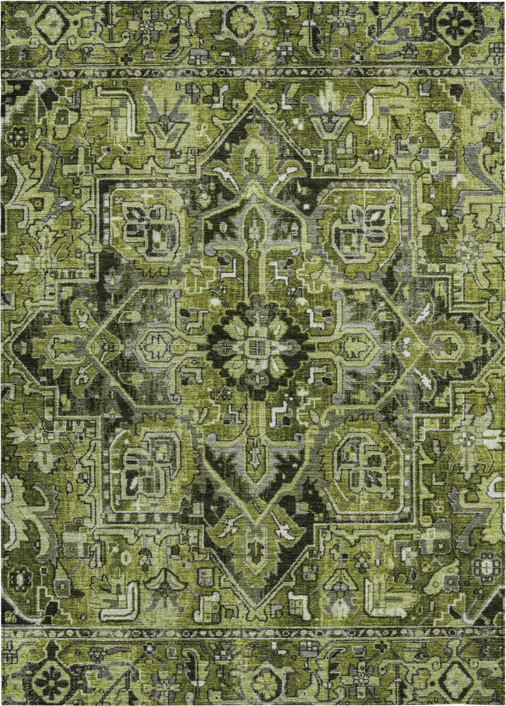 Piper Looms Chantille Traditional ACN570 Olive Area Rug