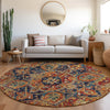 Piper Looms Chantille Traditional ACN570 Paprika Area Rug