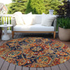 Piper Looms Chantille Traditional ACN570 Paprika Area Rug