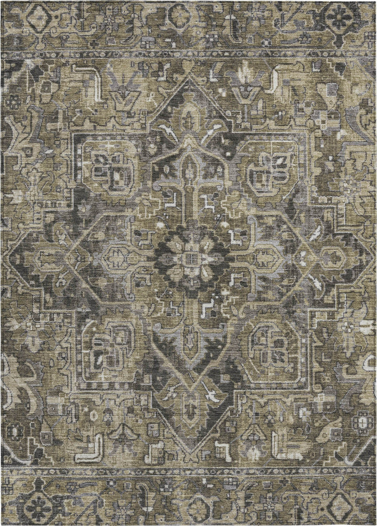 Piper Looms Chantille Traditional ACN570 Taupe Area Rug