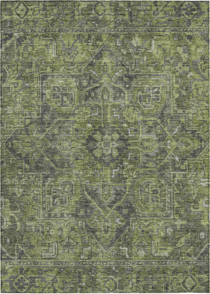 Piper Looms Chantille Traditional ACN571 Green Area Rug