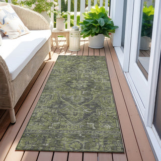 Piper Looms Chantille Traditional ACN571 Green Area Rug