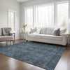 Piper Looms Chantille Traditional ACN571 Navy Area Rug