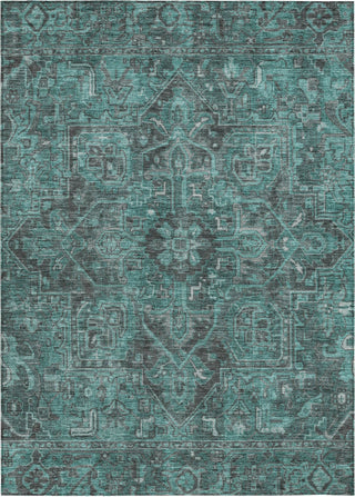 Piper Looms Chantille Traditional ACN571 Turquoise Area Rug