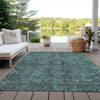 Piper Looms Chantille Traditional ACN571 Turquoise Area Rug