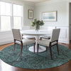 Piper Looms Chantille Traditional ACN571 Turquoise Area Rug