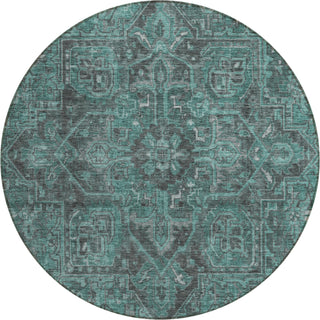 Piper Looms Chantille Traditional ACN571 Turquoise Area Rug