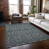 Piper Looms Chantille Panel ACN572 Blue Area Rug