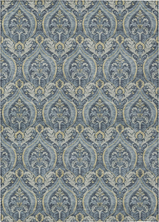 Piper Looms Chantille Panel ACN572 Blue Area Rug