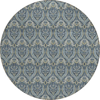 Piper Looms Chantille Panel ACN572 Blue Area Rug