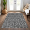 Piper Looms Chantille Panel ACN572 Gray Area Rug