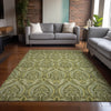 Piper Looms Chantille Panel ACN572 Green Area Rug