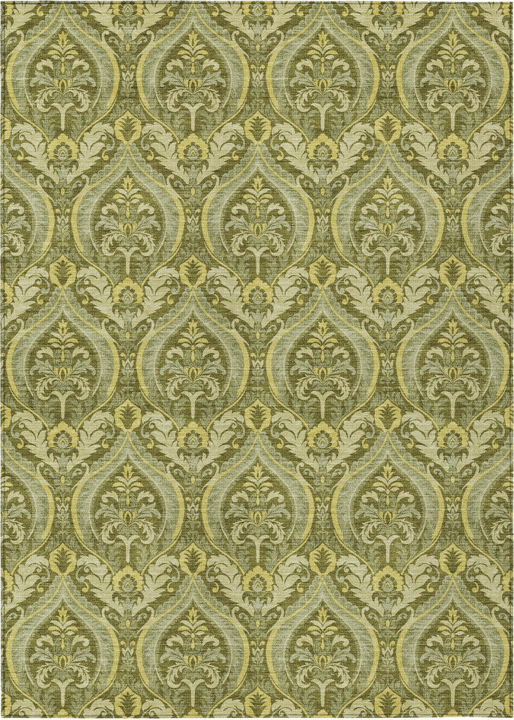 Piper Looms Chantille Panel ACN572 Green Area Rug