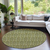 Piper Looms Chantille Panel ACN572 Green Area Rug