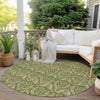 Piper Looms Chantille Panel ACN572 Green Area Rug