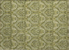 Piper Looms Chantille Panel ACN572 Green Area Rug