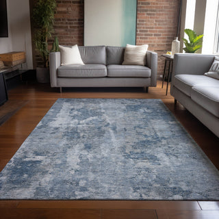 Piper Looms Chantille Modern ACN573 Blue Area Rug