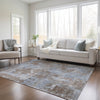 Piper Looms Chantille Modern ACN573 Brown Area Rug